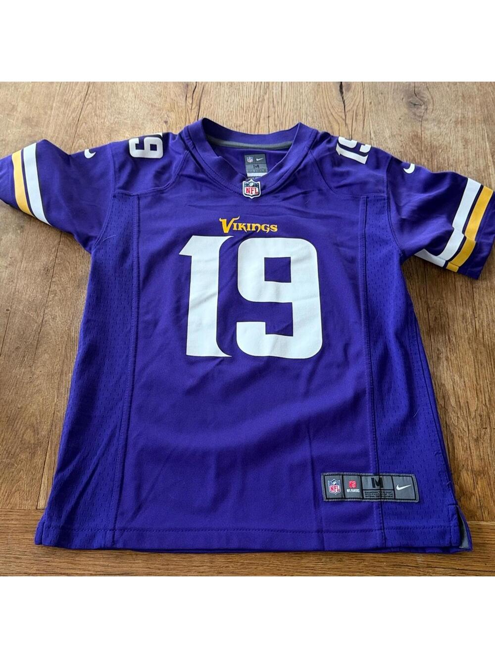 NFL Pro Line On Field Youth M Minnesota Vikings Adam Thielen #19 Jersey Football